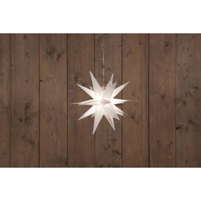 LED ster 3D wit 35 cm