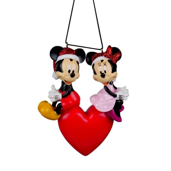 Mickey & Minnie in love 3d ornament 12,7 cm Mickey & Minnie in love 3d ornament 12,7 cm