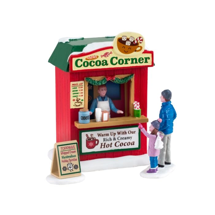 Lemax Cocoa Corner, set van 3