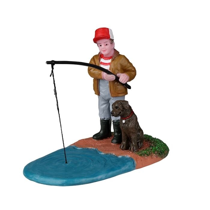 Lemax Gone Fishin'