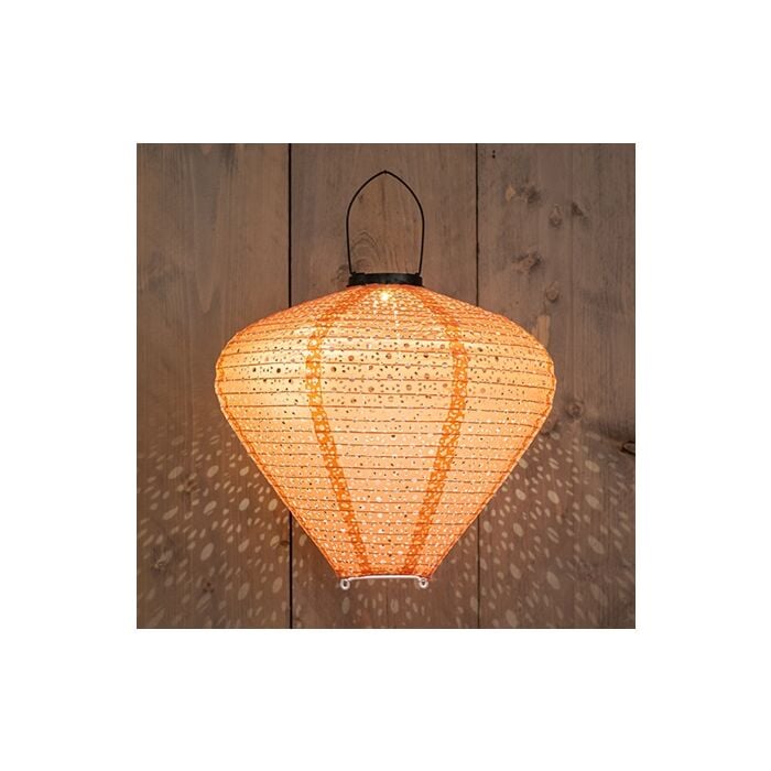 Solar lampion Marrakesh koraal 33 cm Solar lampion Marrakesh koraal 33 cm