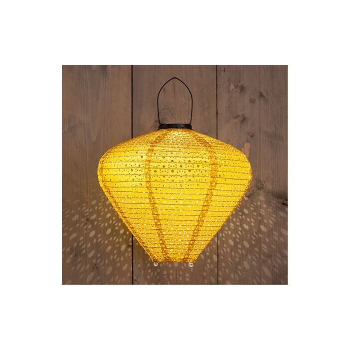 Solar lampion Marrakesh geel 33 cm Solar lampion Marrakesh geel 33 cm