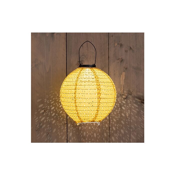 Solar lampion Marrakesh geel 25 cm Solar lampion Marrakesh geel 25 cm