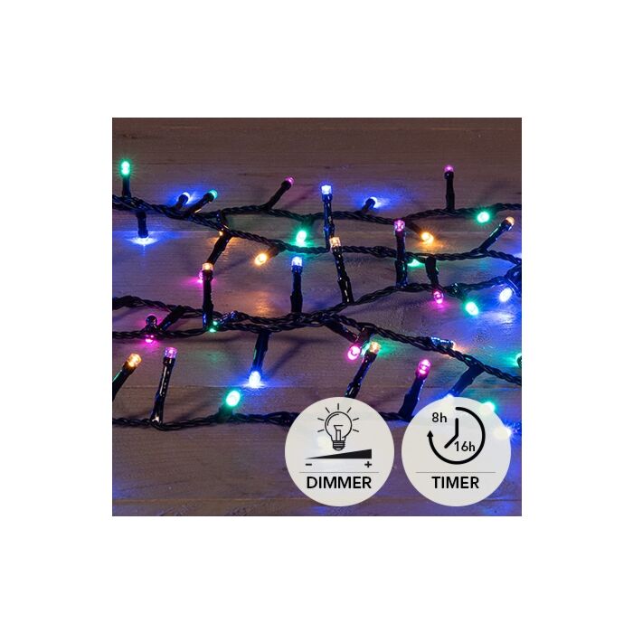 Kerstverlichting Ivy 500 LED multi 12 meter - Anna's Collection Kerstverlichting Ivy 500 LED multi 12 meter - Anna's Collection