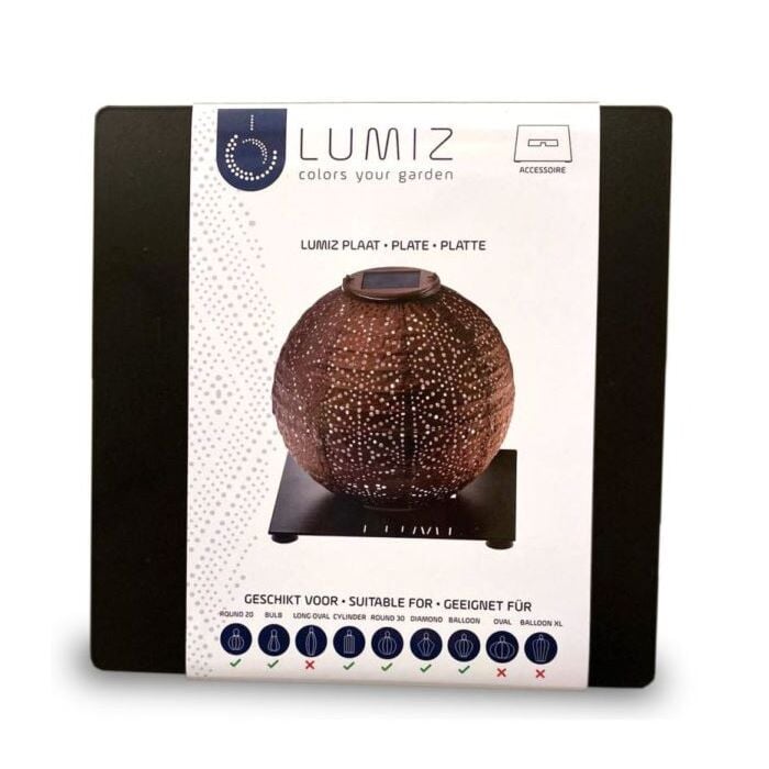 Lumiz Metalen plaat 20 cm - Lumiz Lumiz Metalen plaat 20 cm - Lumiz