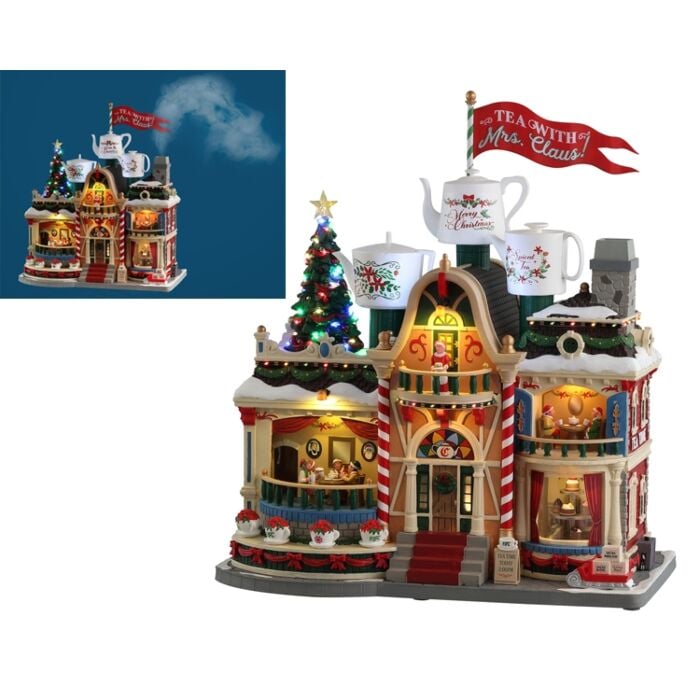 Lemax Tea with Mrs. Claus, with 4.5V adapter Lemax Tea with Mrs. Claus, with 4.5V adapter