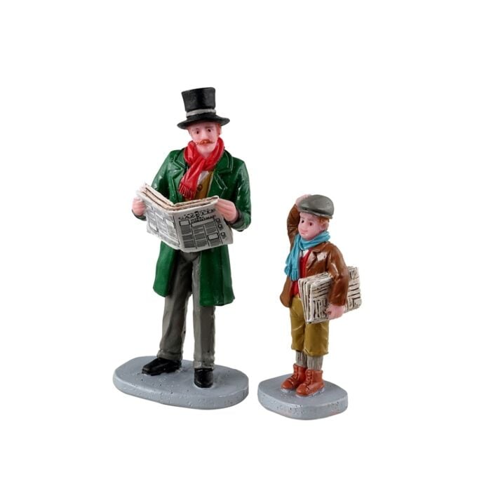 Lemax Merry Newsboy, set of 2 Lemax Merry Newsboy, set of 2