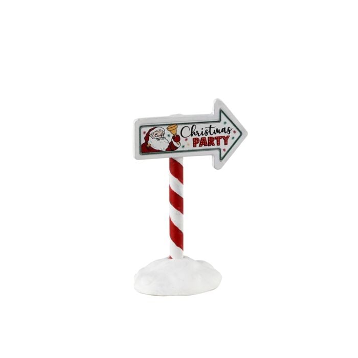 Lemax Christmas Party Sign Lemax Christmas Party Sign