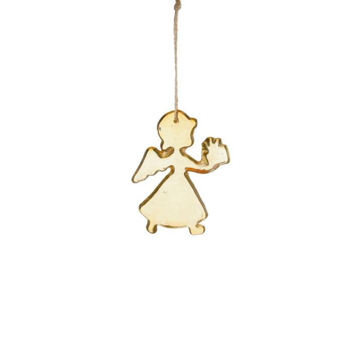 Ornament engel goud 9,5 cm