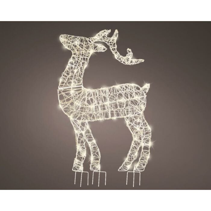 Rendier LED lichtfiguur kerst outdoor h89 cm - Lumineo Rendier LED lichtfiguur kerst outdoor h89 cm - Lumineo