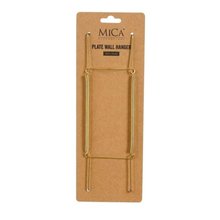Gouden bordhanger L 24 cm