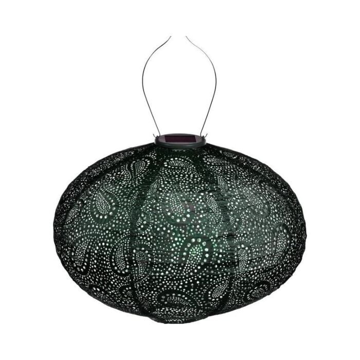 Lumiz Solar Lampion Ovaal 40 cm Groen - Lumiz