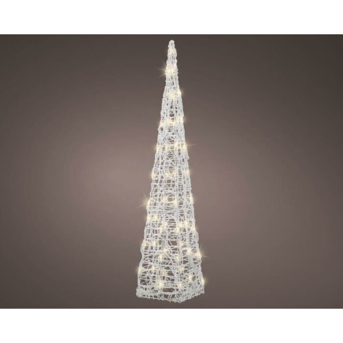 LED piramide kerstboom outdoor kerstverlichting warmwit h89 cm - Lumineo LED piramide kerstboom outdoor kerstverlichting warmwit h89 cm - Lumineo