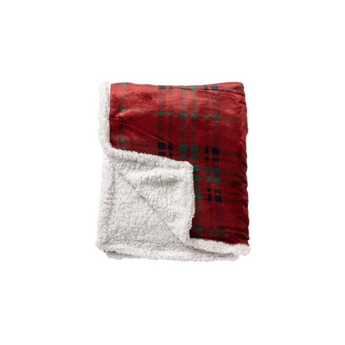 Plaid Carlton rood L 150 cm Plaid Carlton rood L 150 cm