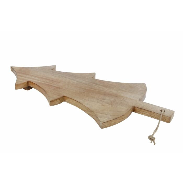 Borrelplank kerstboom naturel 77 cm Borrelplank kerstboom naturel 77 cm