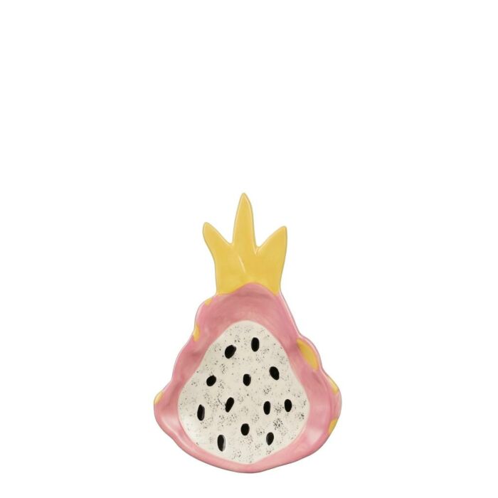 Exotica bord dragon fruit roze - L 19,5 cm