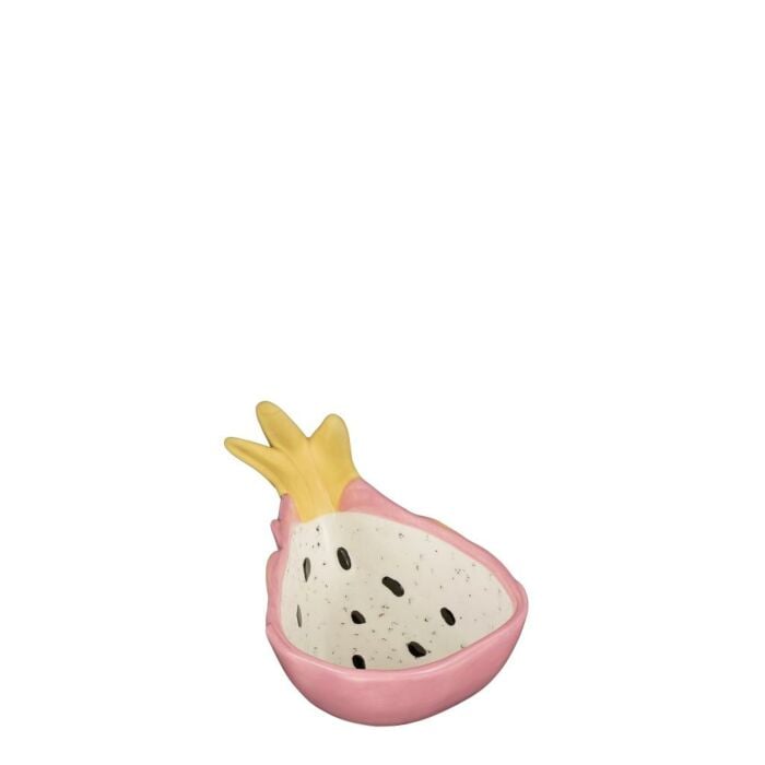 Exotica schaal dragon fruit roze - L 20,5 cm
