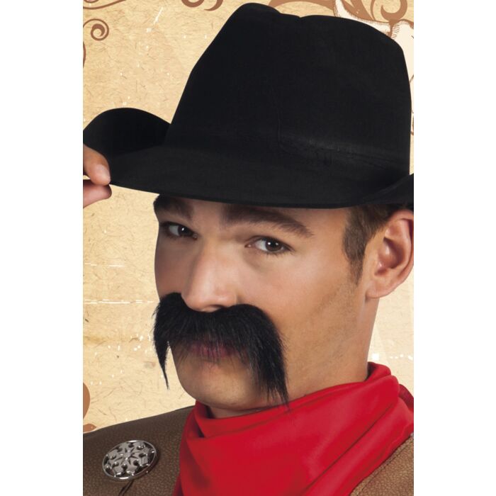 Snor Gringo zwart Snor Gringo zwart