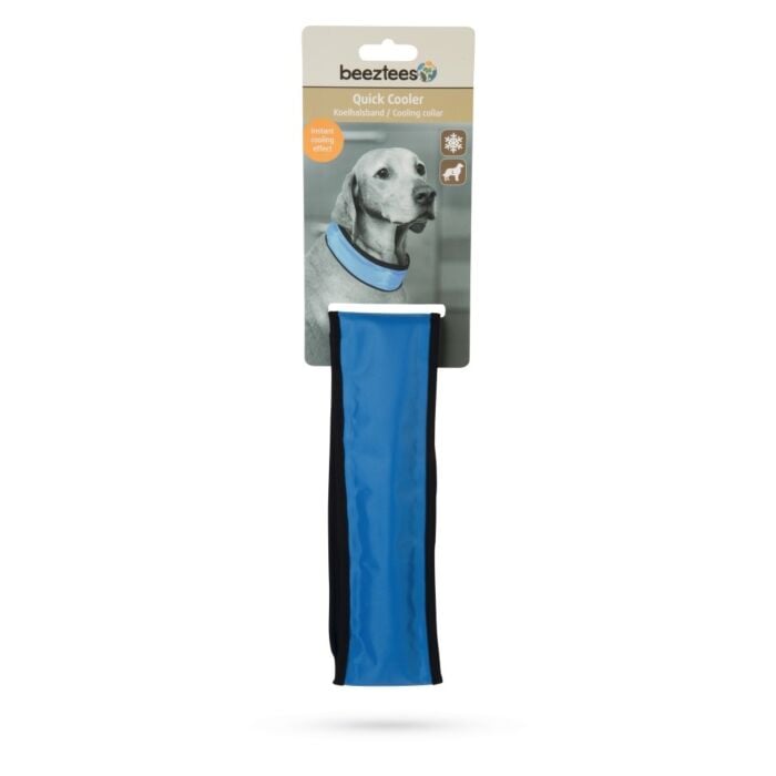 Quick cooler halsband blauw 44-56 cm - Beeztees