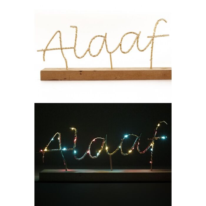 Plankje verlicht Alaaf 36 cm Plankje verlicht Alaaf 36 cm