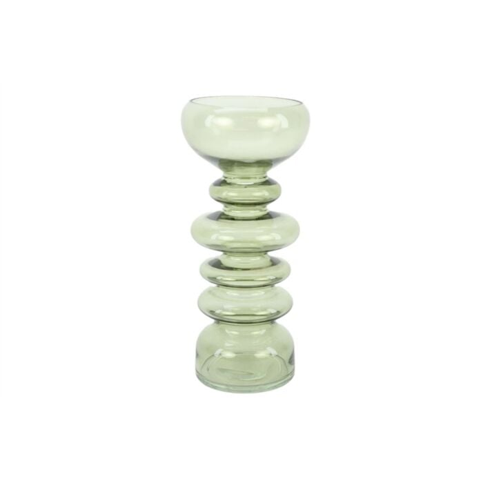 Vaas Monaki groen Ø 12 cm - HBX Natural Living Vaas Monaki groen Ø 12 cm - HBX Natural Living