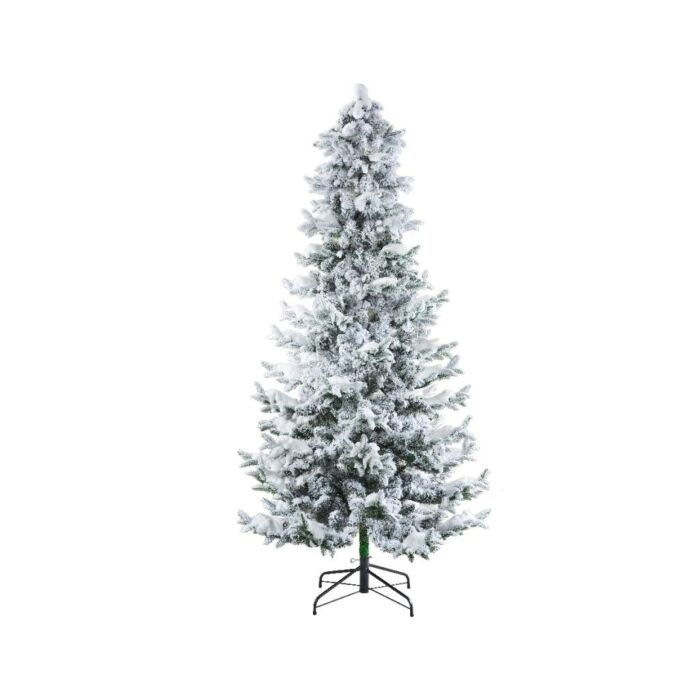 Kerstboom Wisconsin Fir snowy groen/wit 210 cm - Everlands