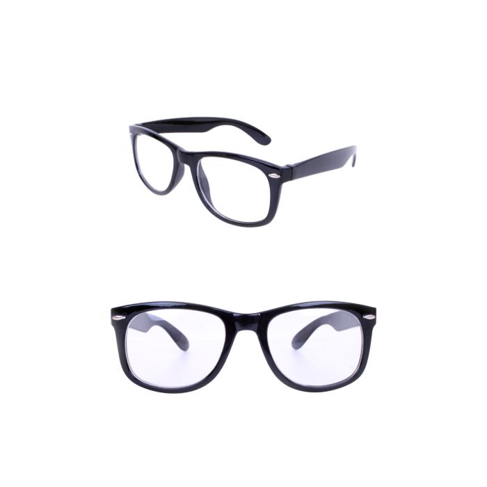 Blues brother bril zwart met blank Blues brother bril zwart met blank