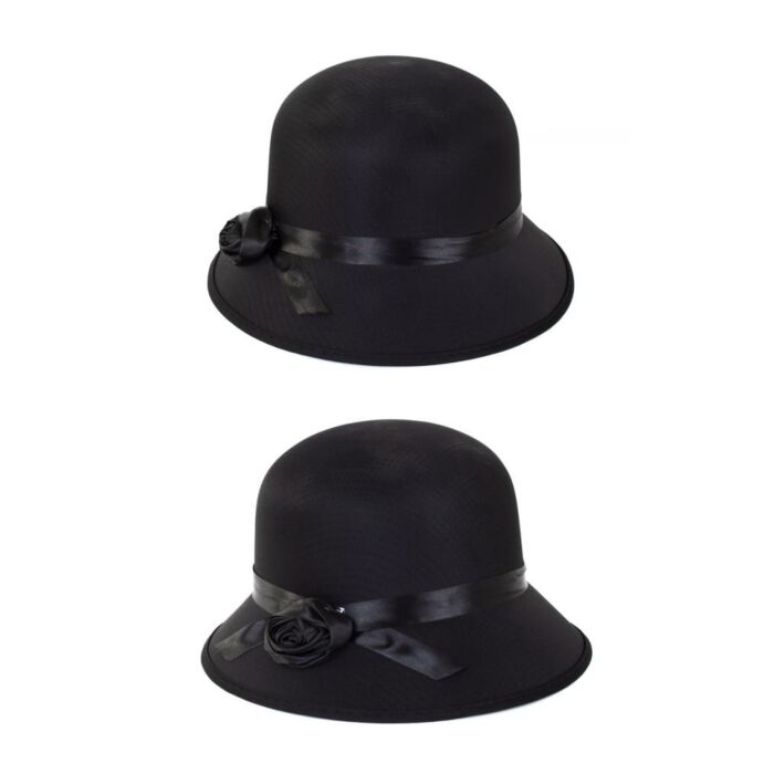 Hoed Charleston lady zwart