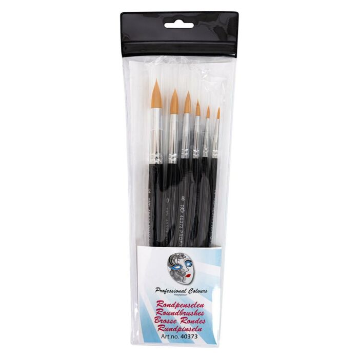 PXP Penselenset Rond Pro 6 stuks