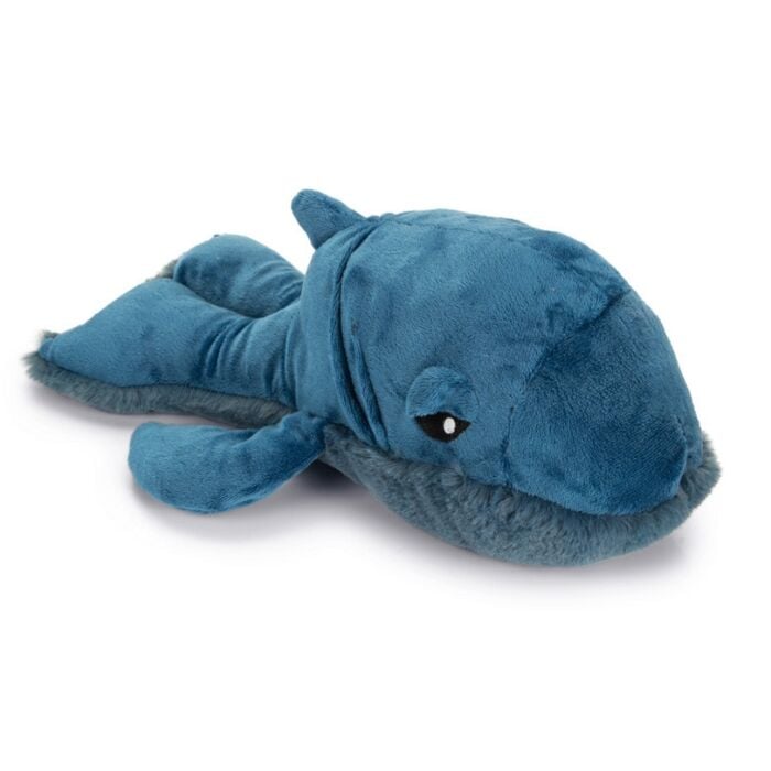 Hondenspeelgoed pluche blauwe walvis Ivan - Beeztees