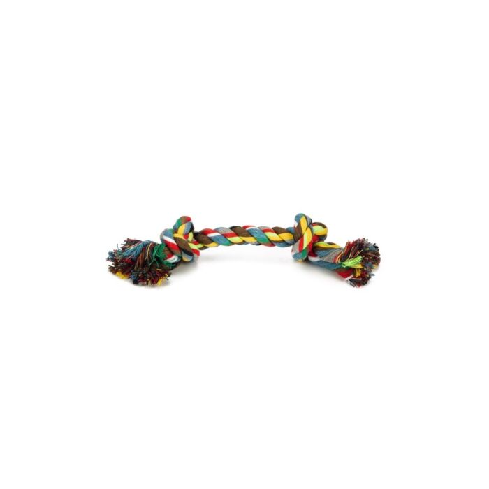 Flossytoy 2 knopen gekleurd - Beeztees