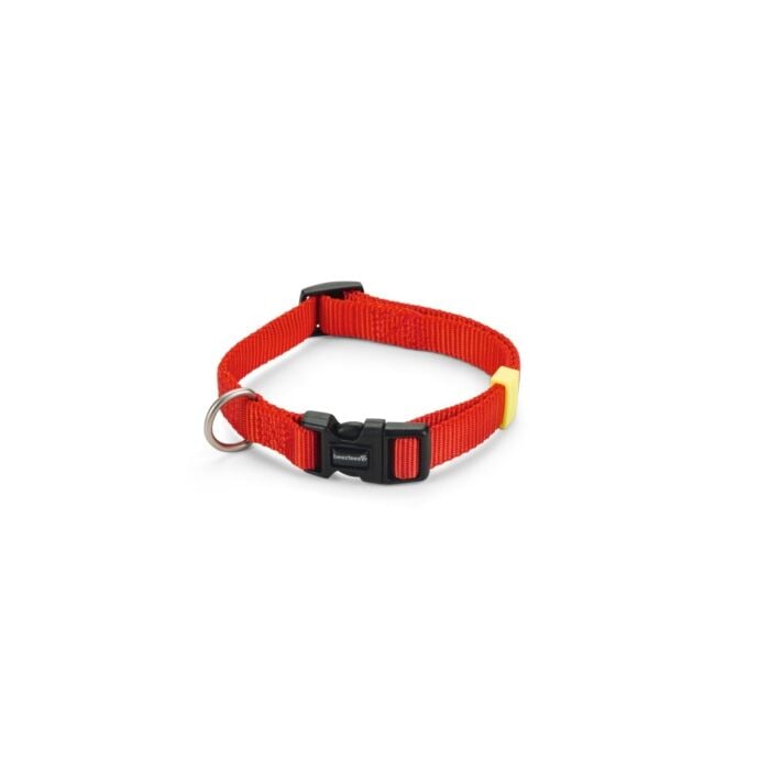 Nylon halsband uni rd 26-40x15cm - Beeztees