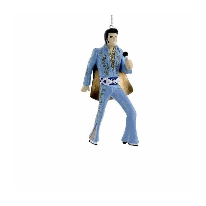 Blue Suit Elvis Ornament 11,5 cm - Kurt Adler Blue Suit Elvis Ornament 11,5 cm - Kurt Adler