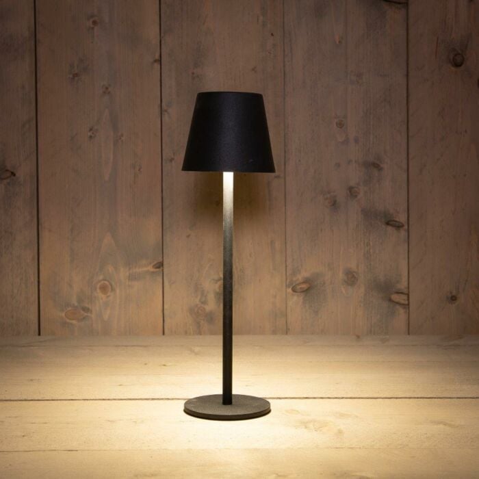 Portable LED tafellamp inclusief USB kabel wit 36,5 cm - Anna's Collection