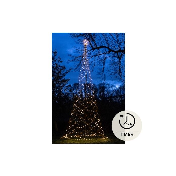 LED Kerstboom classic warm 500 cm - Anna's Collection