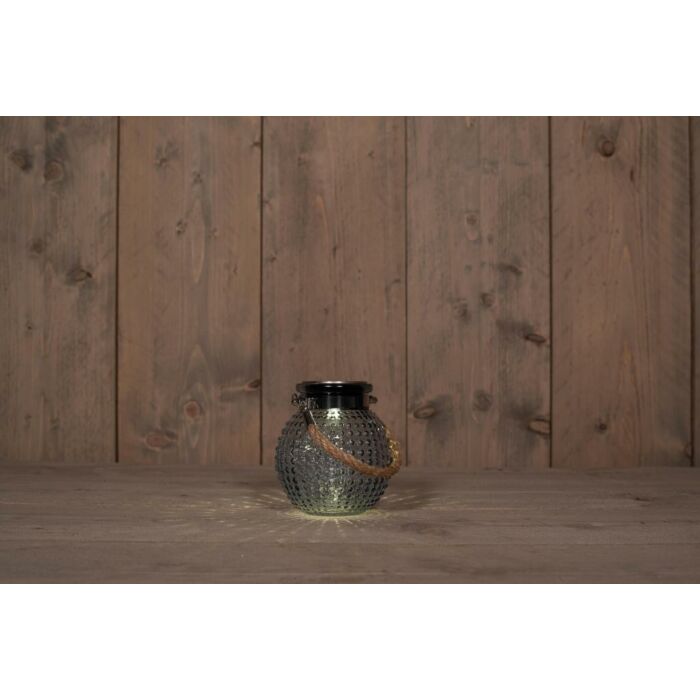 Solar glas grijs 12,5 cm Solar glas grijs 12,5 cm