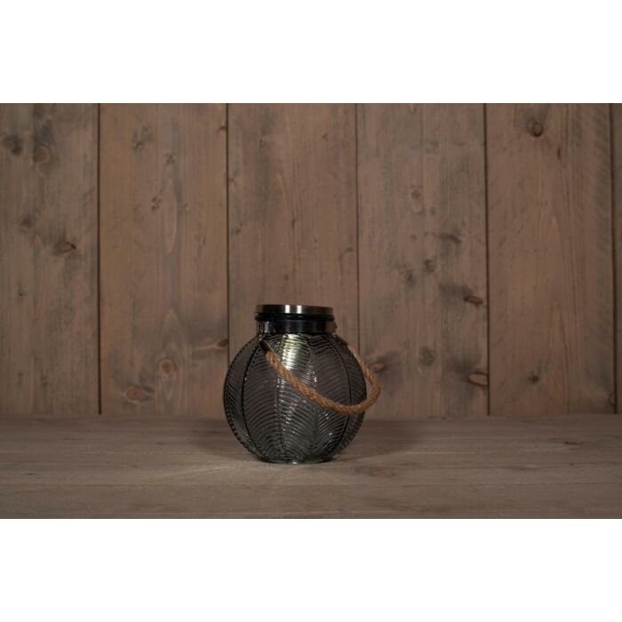 Solar glas grijs 16 cm