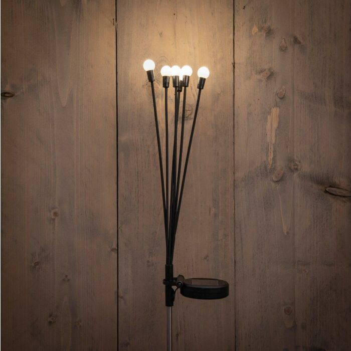 Solar steker vuurvliegjes 6 led warm wit L 69 cm