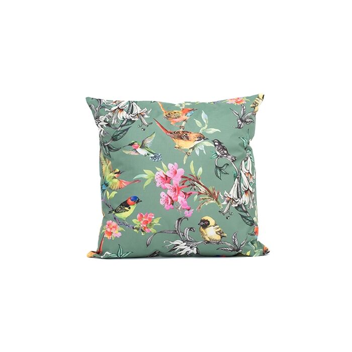 Buitenkussen vogel groen 45 cm Buitenkussen vogel groen 45 cm