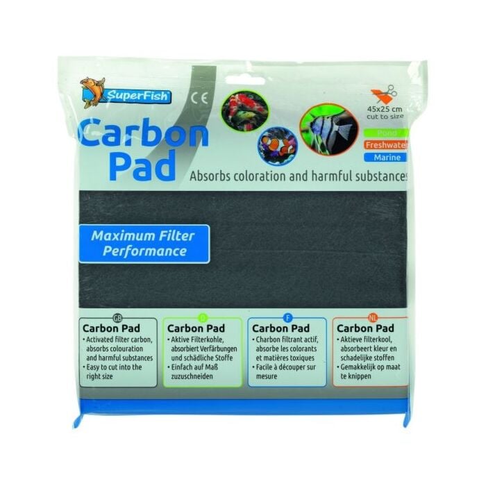 Superfish Carbon Pad L45B25cm Superfish Carbon Pad L45B25cm