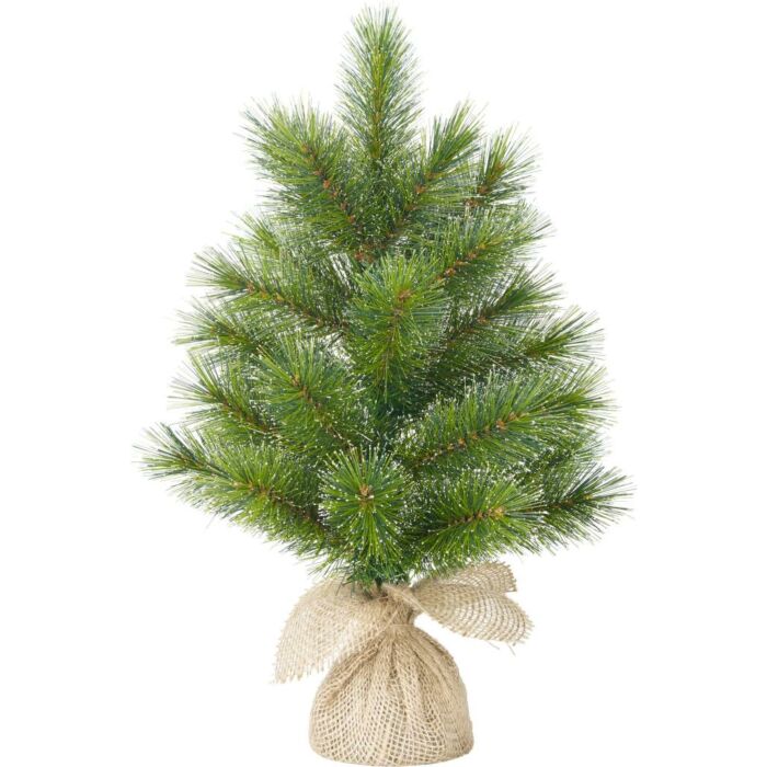Kerstboom Glendon met burlap groen 45 cm - Black Box Kerstboom Glendon met burlap groen 45 cm - Black Box