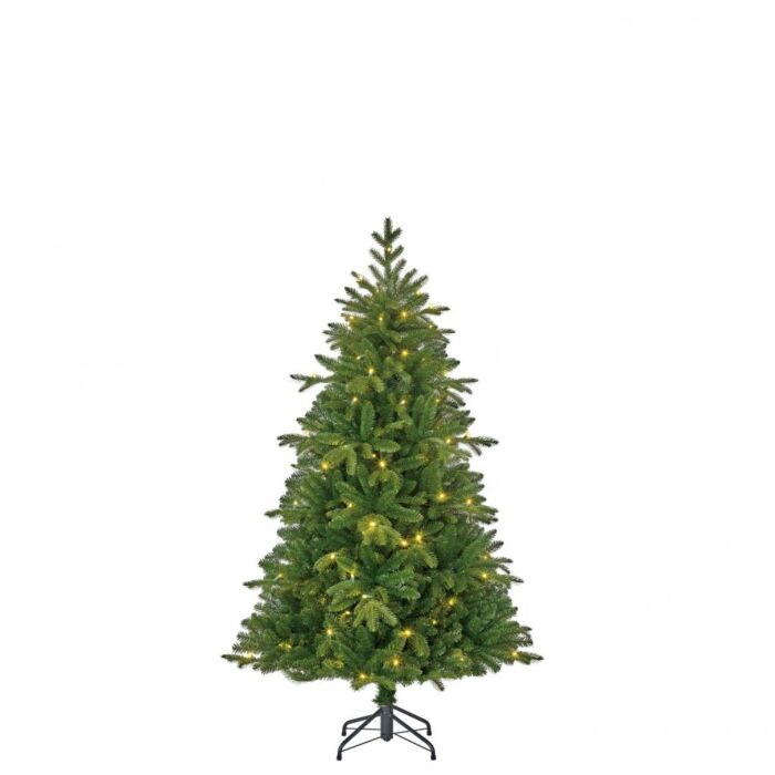 Kerstboom Brampton led slim 120L TIPS 974 groen 155 cm - BLACK BOX