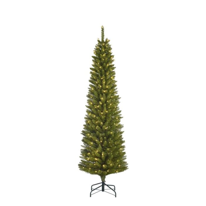 Kerstboom Lavia 240 led groen 215 cm - Black Box