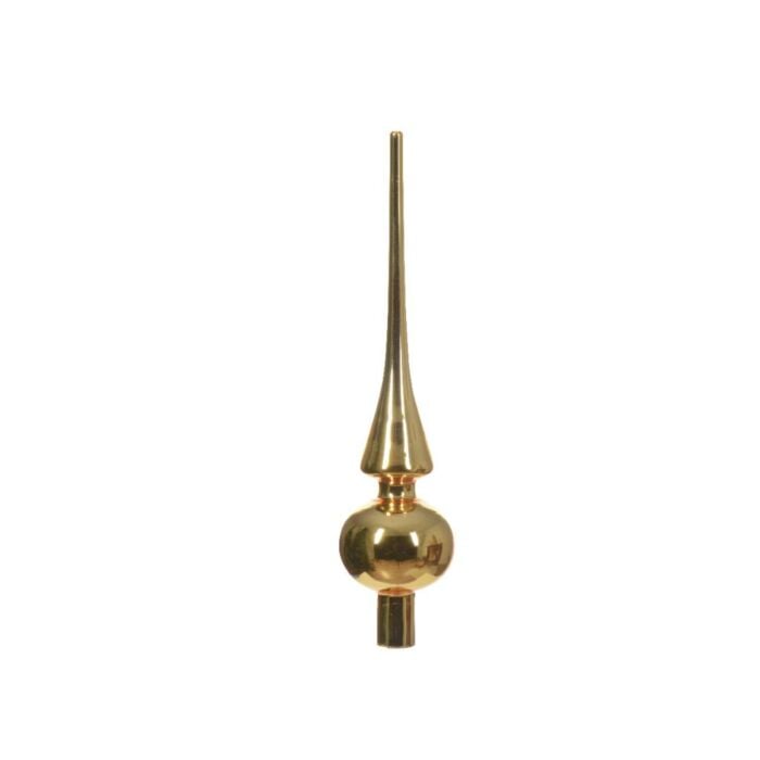 Piek glas shiny licht goud 26 cm - Decoris