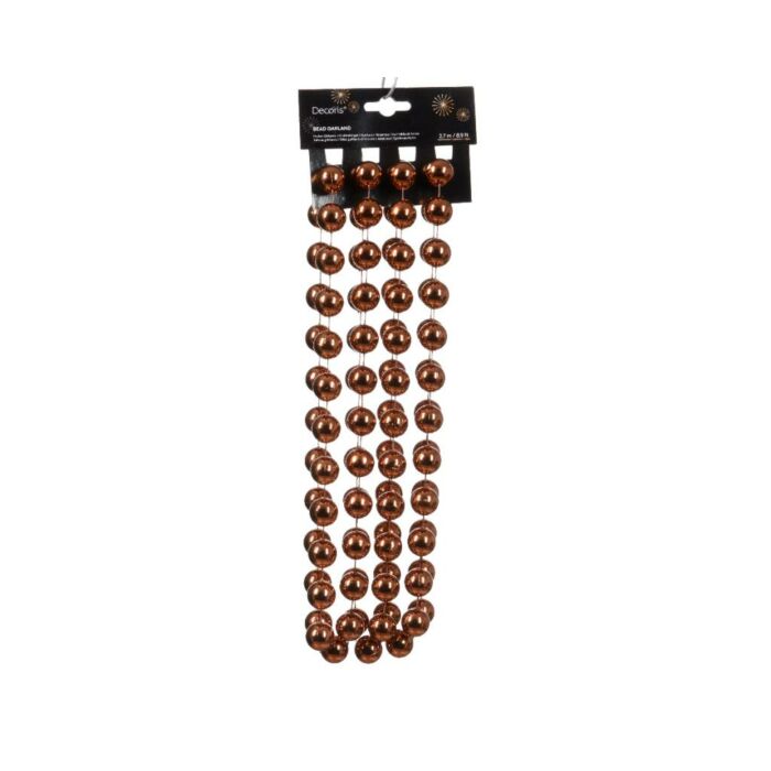 Kralenslinger xxl plastic espresso bruin 270 cm - Decoris Kralenslinger xxl plastic espresso bruin 270 cm - Decoris