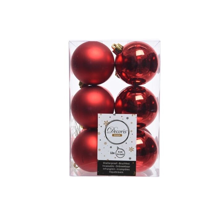 Shatterproof Plain Baubles Sh-Matt Shatterproof Plain Baubles Sh-Matt
