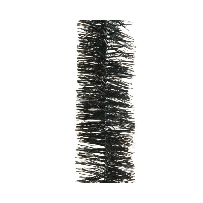 Lametta guirlande shiny zwart 270 cm - Decoris Lametta guirlande shiny zwart 270 cm - Decoris