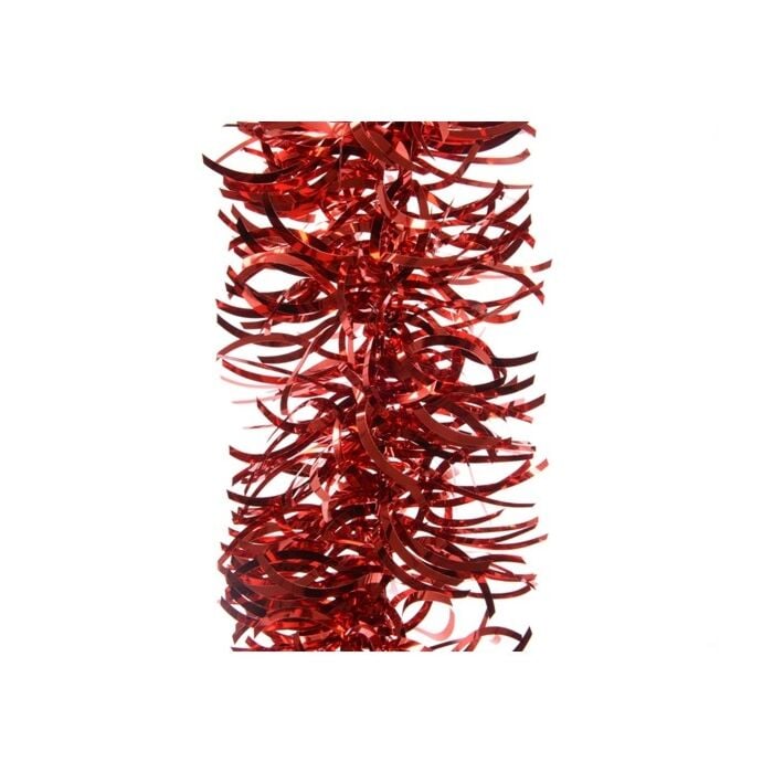 Tinsel Garland Waves Sh 3Ply Christmas Red Tinsel Garland Waves Sh 3Ply Christmas Red