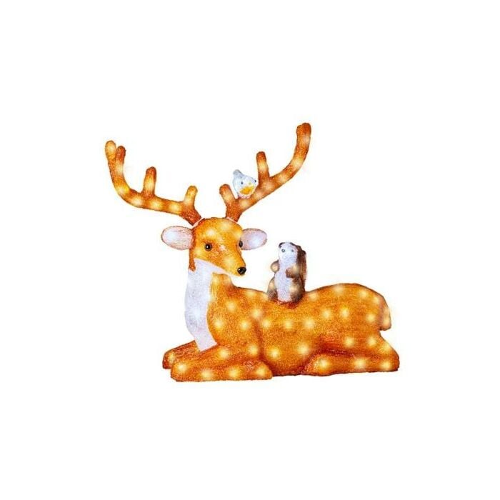 Hert 140LED lichtfiguur 66 cm - Lumineo Hert 140LED lichtfiguur 66 cm - Lumineo