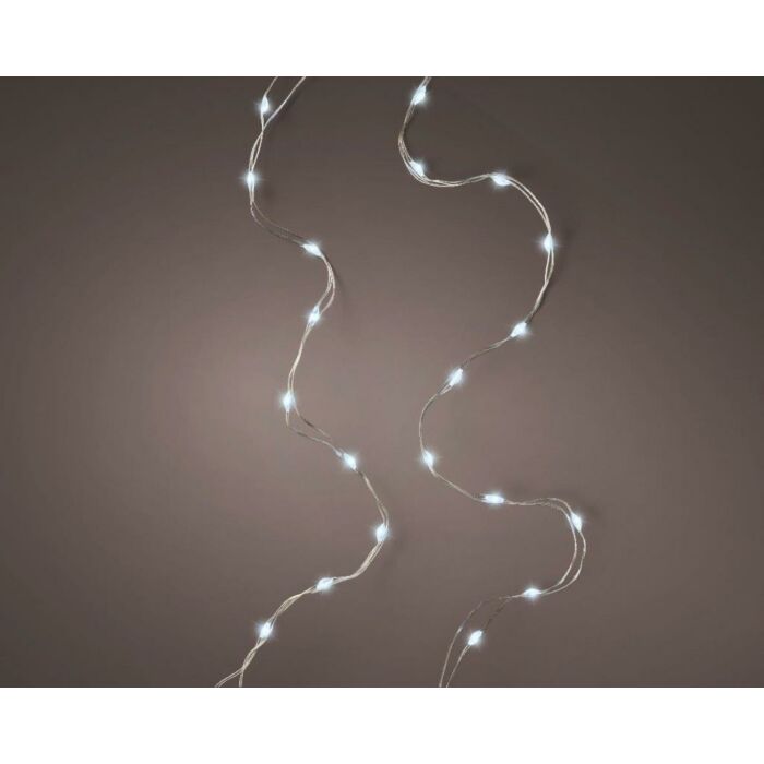 Micro LED Durawise stringlights 8 functie twinkel effect koel wit - Lumineo Micro LED Durawise stringlights 8 functie twinkel effect koel wit - Lumineo